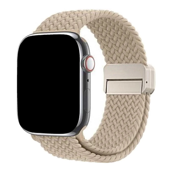 Apple Watch bandje Zyra - nylon - beige