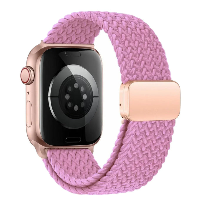 Apple Watch bandje Zyra - nylon - felroze