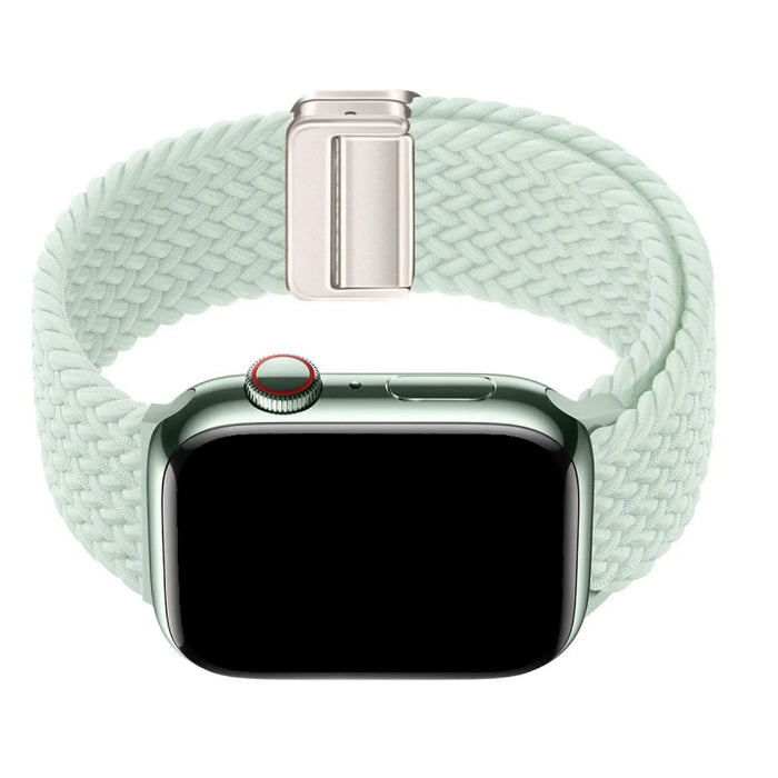 Apple Watch bandje Zyra - nylon - mintgroen