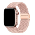 Apple Watch bandje Zyra - nylon - pink sand