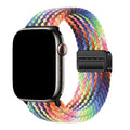 Apple Watch bandje Zyra - nylon - regenboog