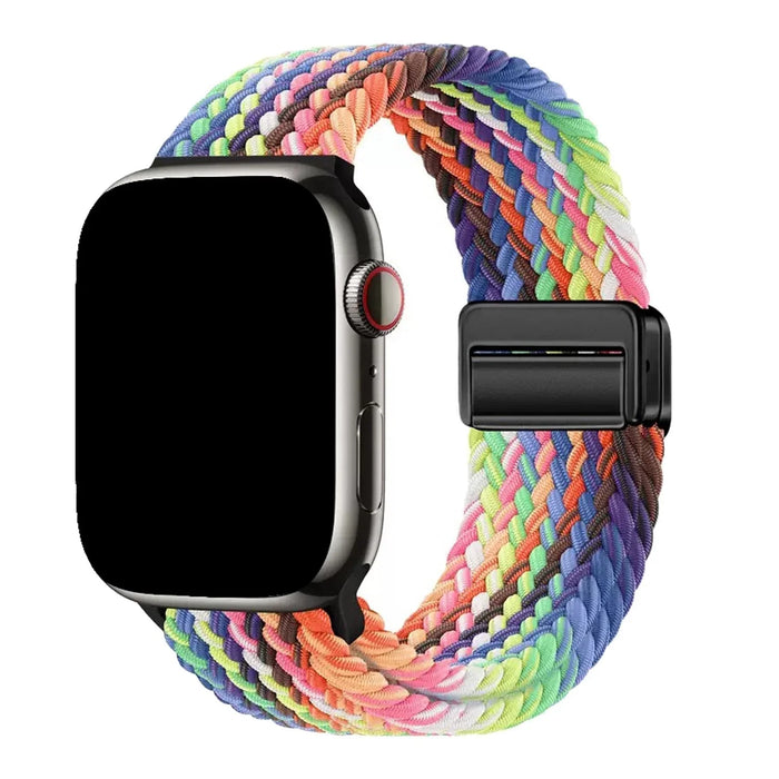 Apple Watch bandje Zyra - nylon - regenboog