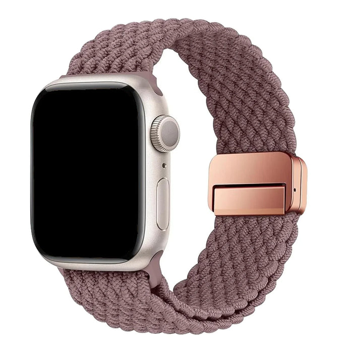 Apple Watch bandje Zyra - nylon - smokey paars