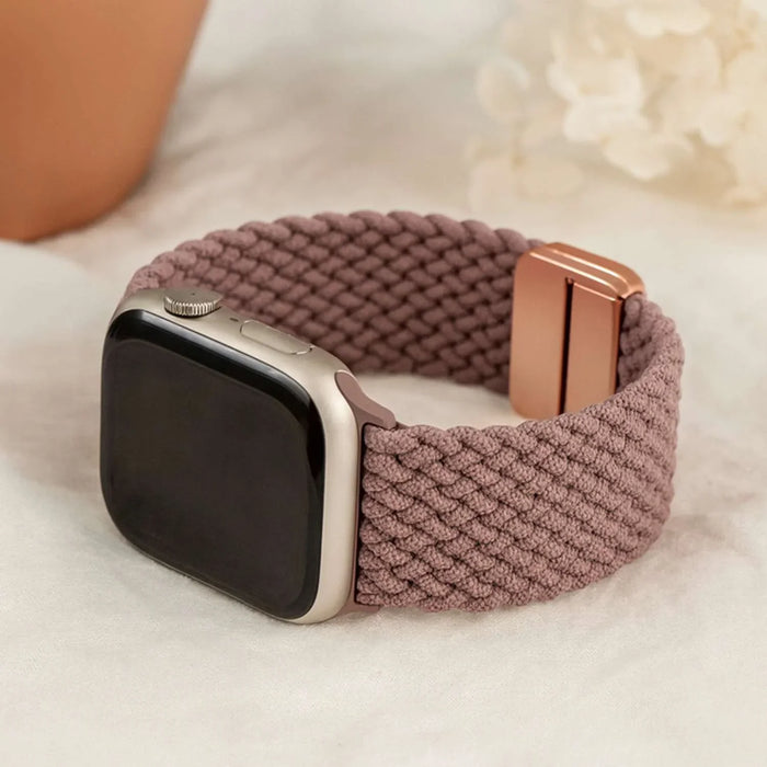 Apple Watch bandje Zyra - nylon - smokey paars