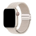 Apple Watch bandje Zyra - nylon - sterrenlicht