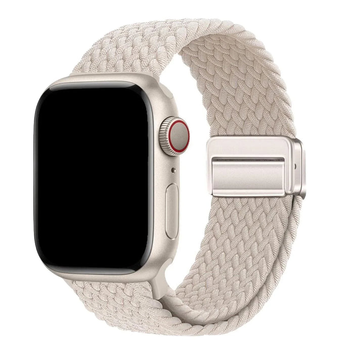 Apple Watch bandje Zyra - nylon - sterrenlicht