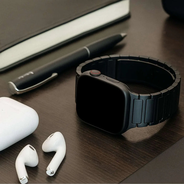 Apple Watch bandje Zyro - siliconen - zwart