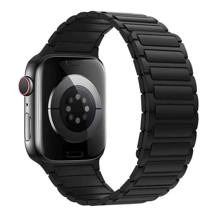 Apple Watch bandje Zyro - siliconen - zwart