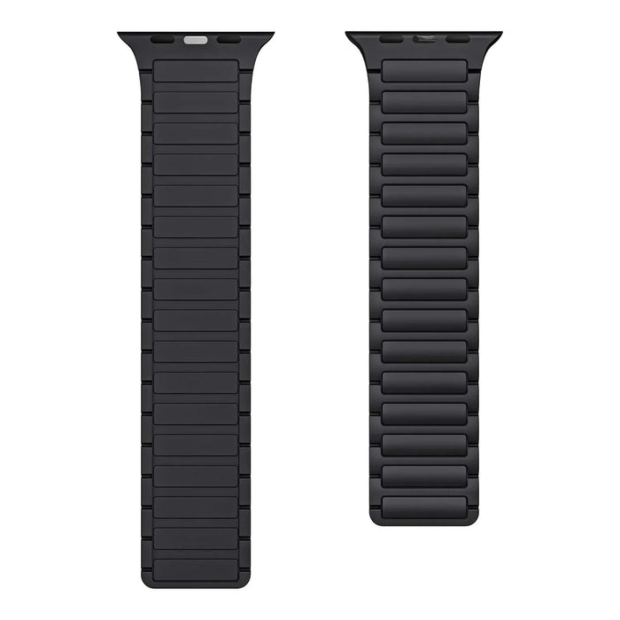 Apple Watch bandje Zyro - siliconen - zwart