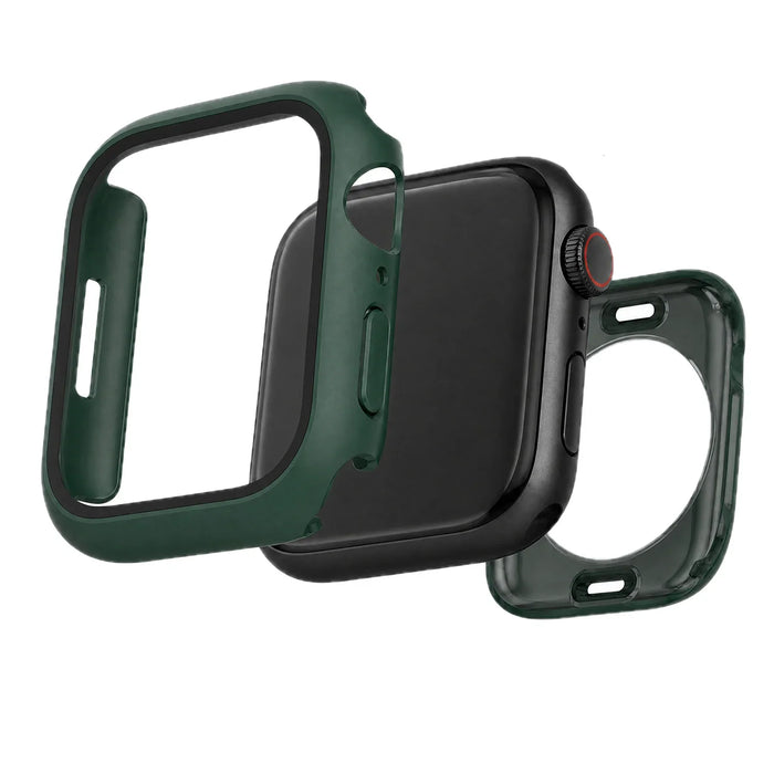 Apple Watch full body hardcase Armor - donkergroen