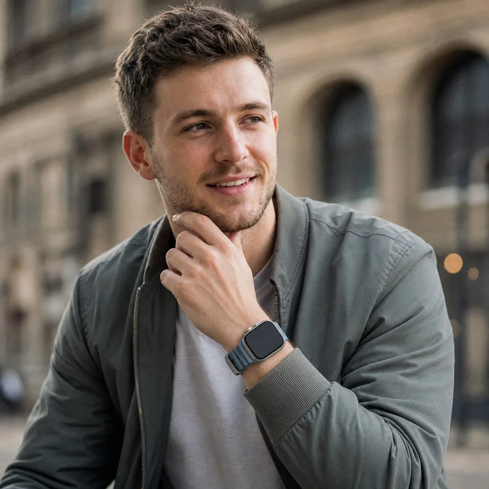 Apple Watch Ranger bandje - siliconen - blauw