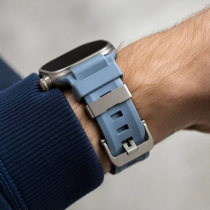 Apple Watch Ranger bandje - siliconen - blauw
