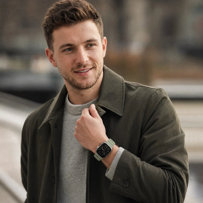Apple Watch Ranger bandje - siliconen - groen