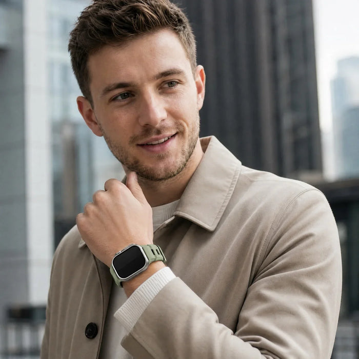 Apple Watch Ranger bandje - siliconen - groen