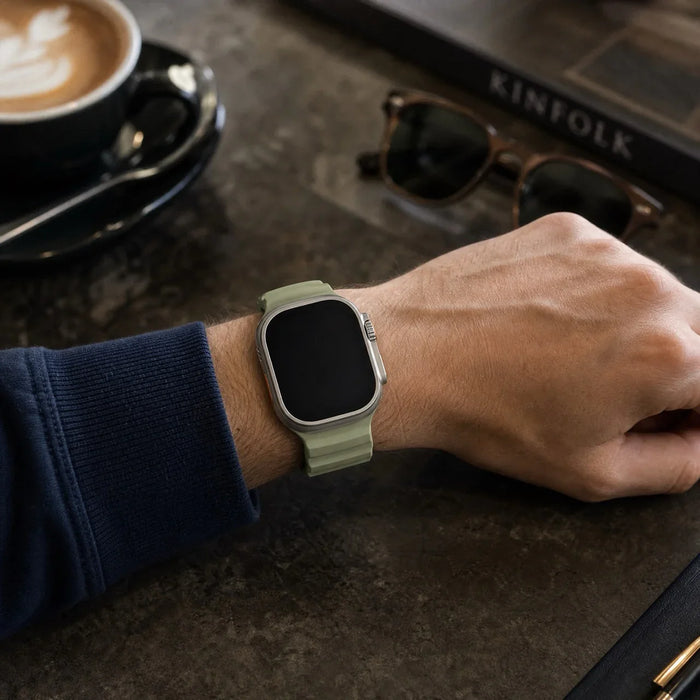 Apple Watch Ranger bandje - siliconen - groen