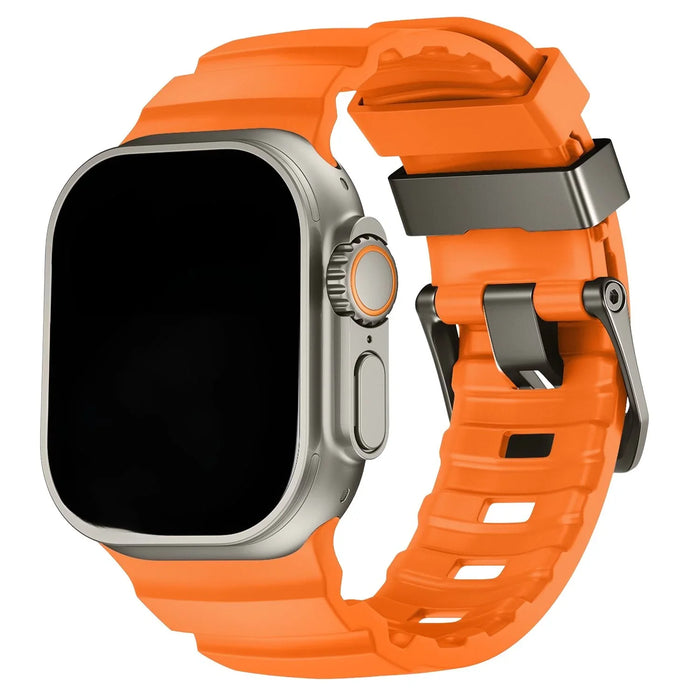 Apple Watch Ranger bandje - siliconen - oranje