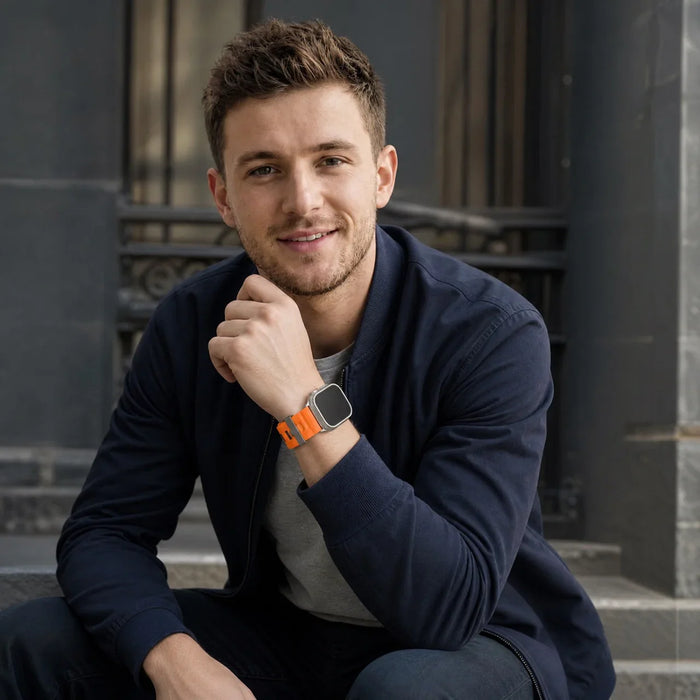 Apple Watch Ranger bandje - siliconen - oranje