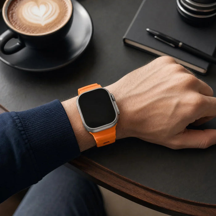 Apple Watch Ranger bandje - siliconen - oranje