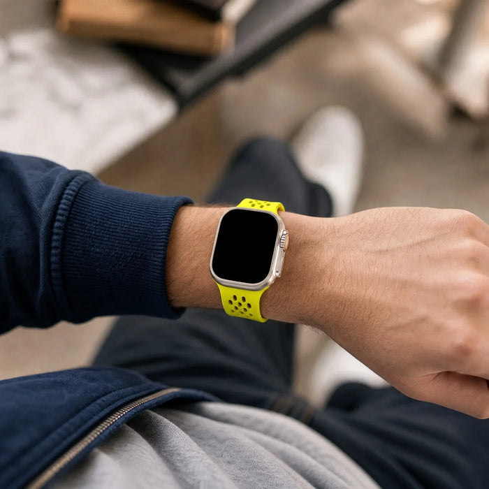 Apple Watch Sprint bandje - siliconen - geel
