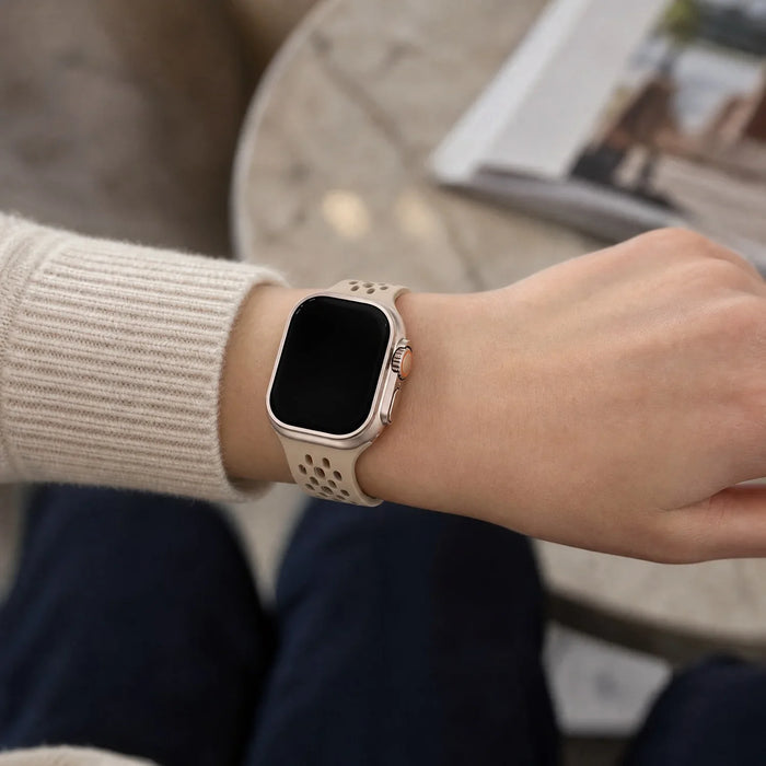 Apple Watch Sprint bandje - siliconen - sterrenlicht