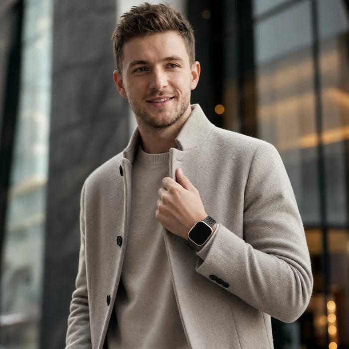 Apple Watch Sprint bandje - siliconen - zwart