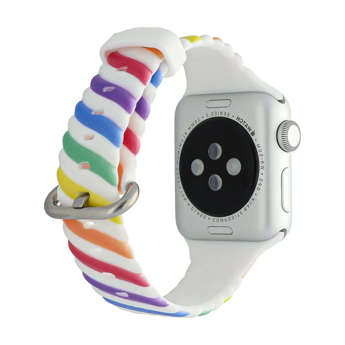 Apple Watch Swirl bandje - siliconen