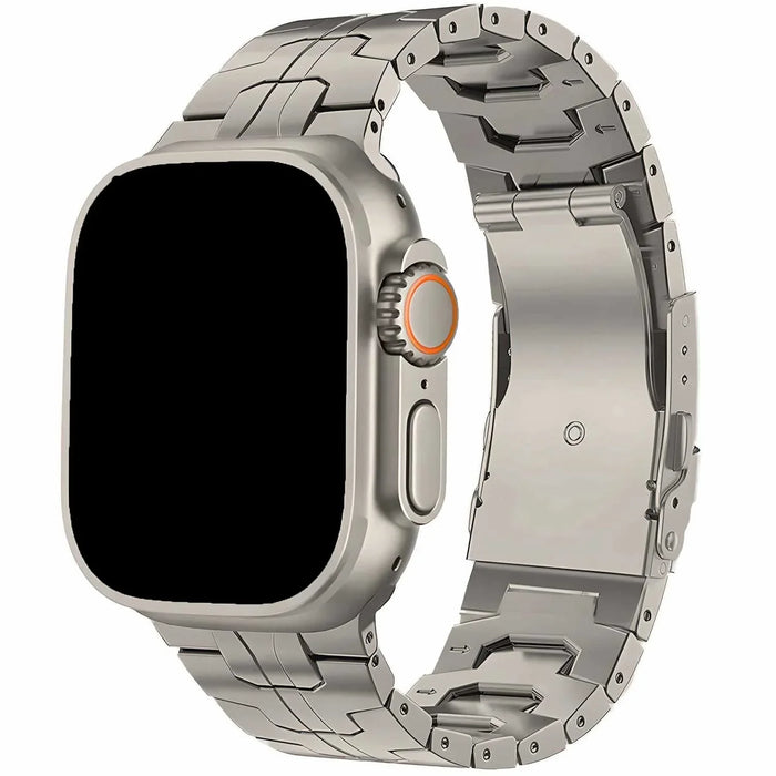 Apple Watch Ted bandje - staal - titanium