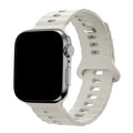 Apple Watch Wave bandje - siliconen - sterrenlicht