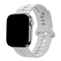 Apple Watch Wave bandje - siliconen - wit
