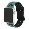 Apple Watch Wild bandje - siliconen - cactus zwart