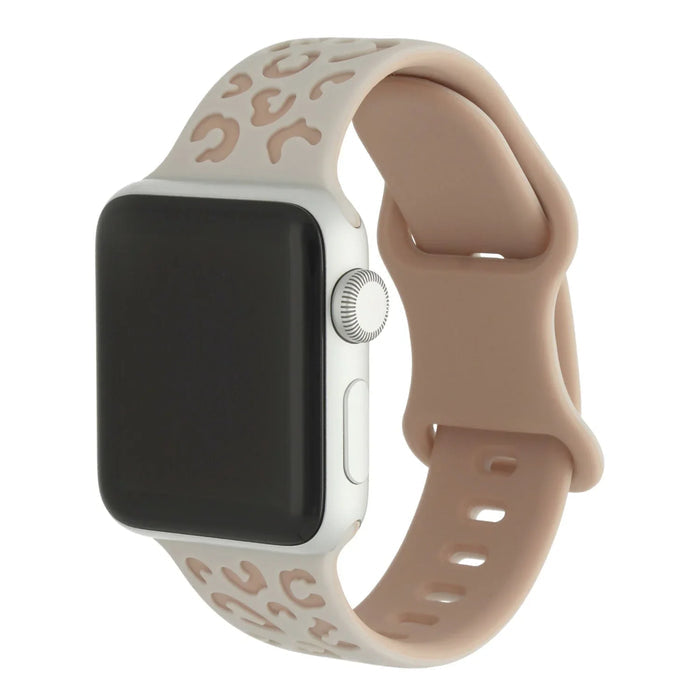 Apple Watch Wild bandje - siliconen - sterrenlicht roze