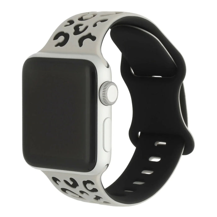 Apple Watch Wild bandje - siliconen - sterrenlicht zwart
