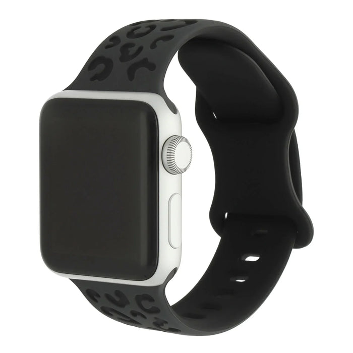 Apple Watch Wild bandje - siliconen - zwart diepgrijs