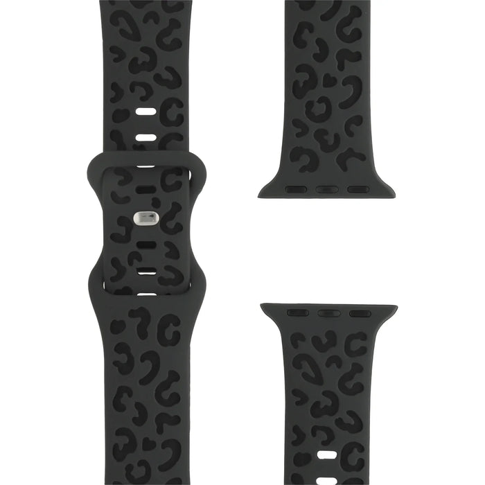 Apple Watch Wild bandje - siliconen - zwart diepgrijs