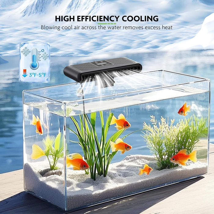 Aquarium Chiller Fan with Auto Temperature Control