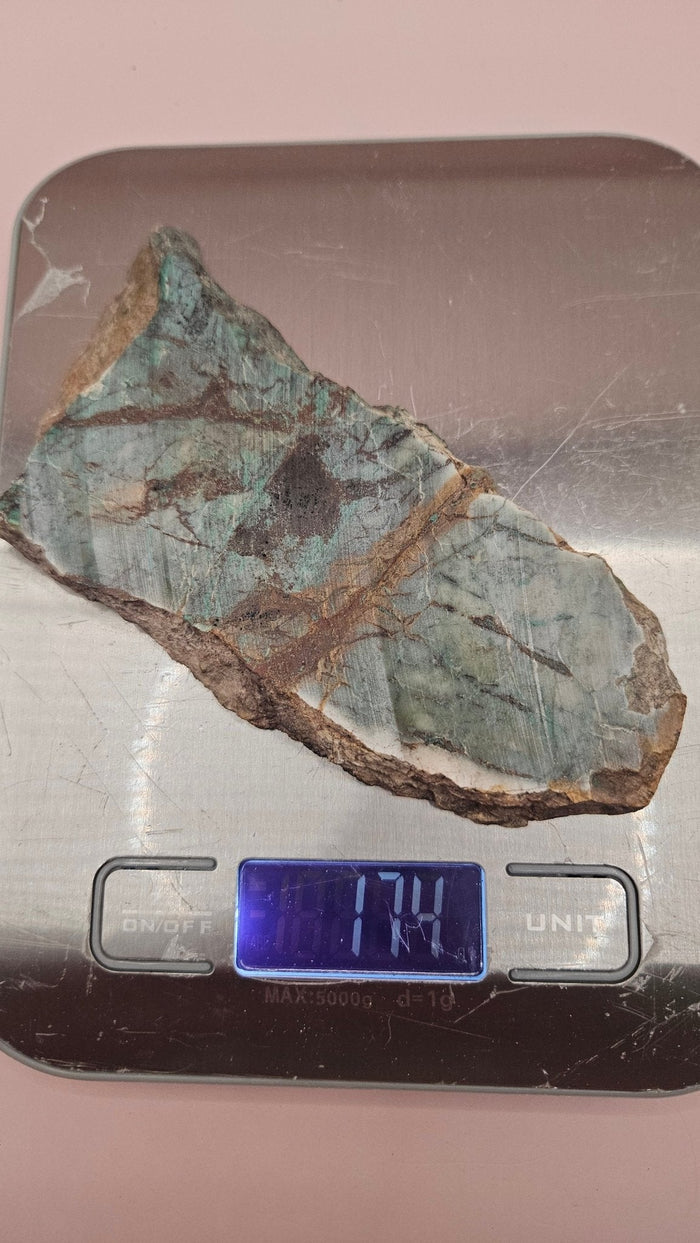 Arizona Spiderweb Malachite Slab