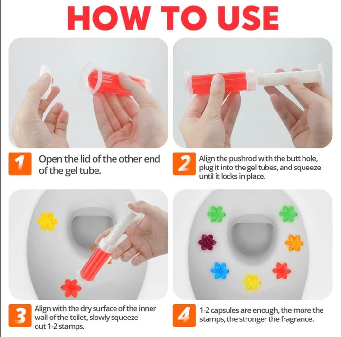 AromaFlush Toilet Gel Stamps