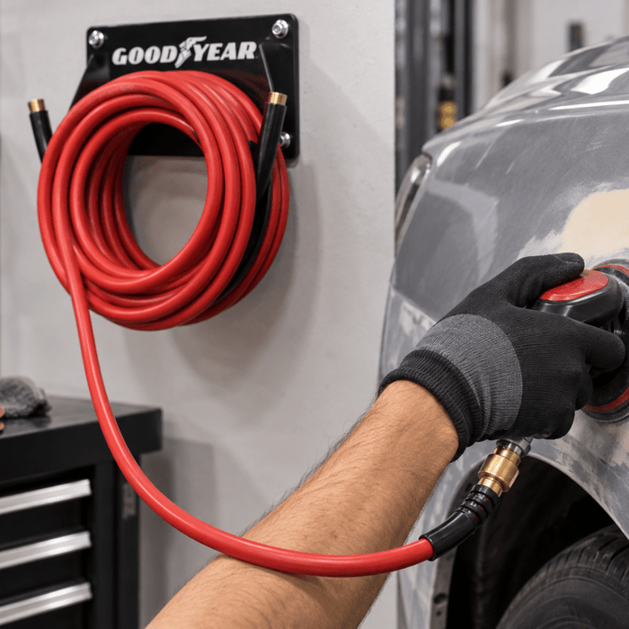 ATD 8210 Goodyear 3/8" x 50' Four Spiral Rubber Air Hose -8210 - Eagle National Supply