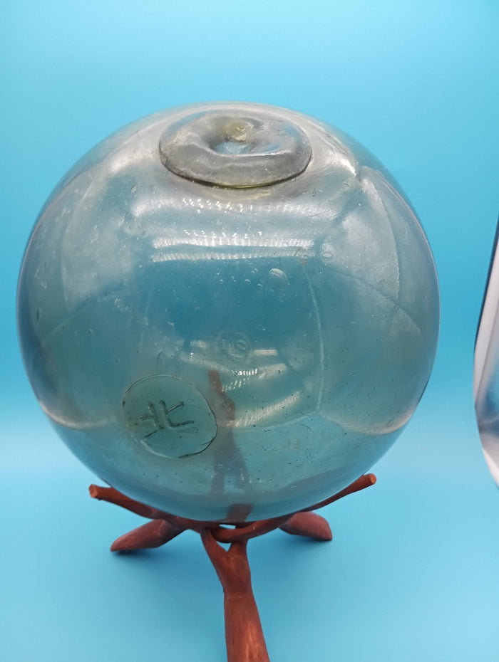 Authentic Japanese Hand-Blown Glass Fishing Float