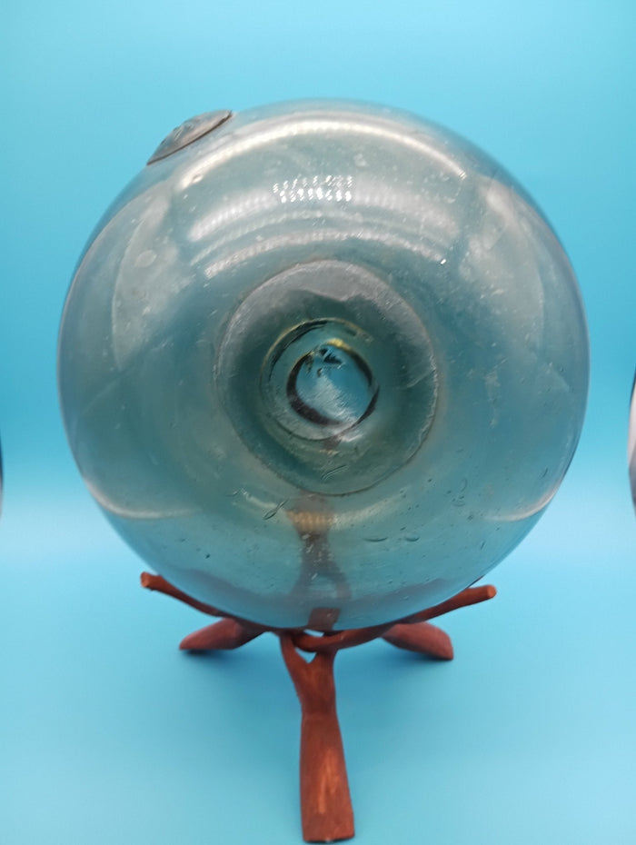 Authentic Japanese Hand-Blown Glass Fishing Float