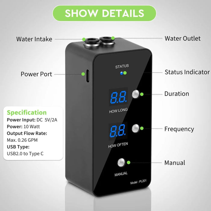 Automatic Reptile Misting System with Timer