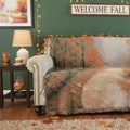 Autumn Fall Leaves & Forest Throw Blanket