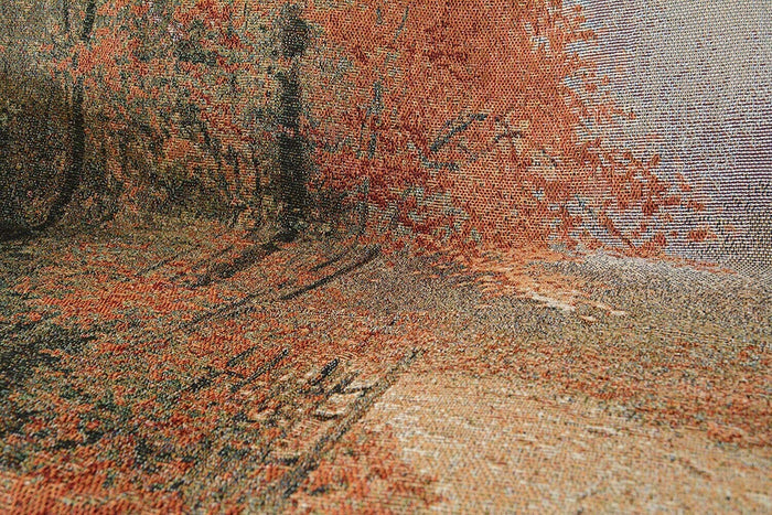 Autumn Fall Leaves & Forest Throw Blanket