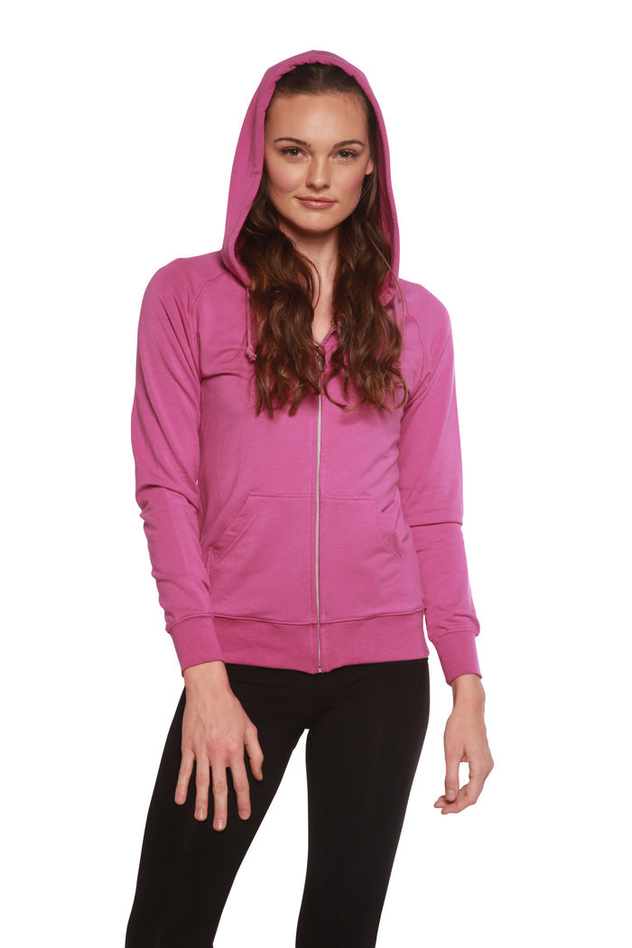 Bamboo French Terry Zip Hooded Sweatshirt