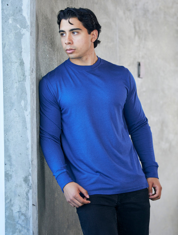 Bamboo Long Sleeve Crew Neck T-Shirt
