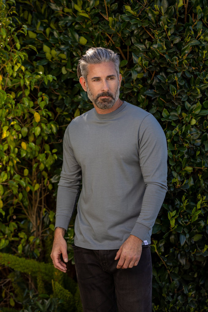 Bamboo Long Sleeve Crew Neck T-Shirt