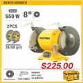 Bench Grinder 550W / 8" "PICK UP FROM LOTOPA TOOLS SAVALALO"