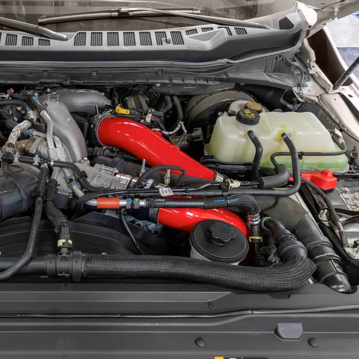 Ford 6.7 HO Boost Tubes Installed