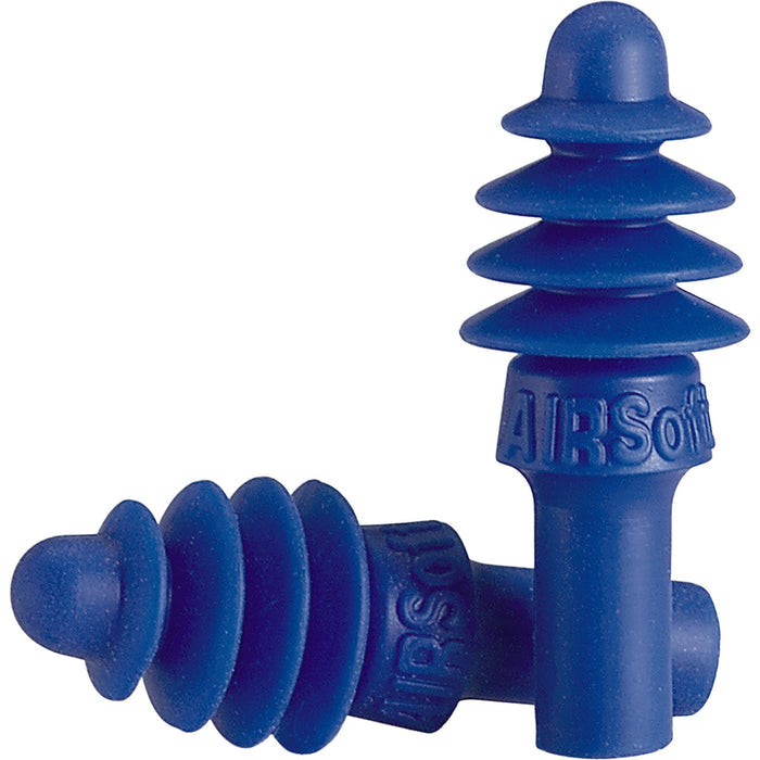 Box - Howard Leight AirSoft Uncorded Reusable Ear Plugs (50 Pairs | SLC80 26dB, Class 5)