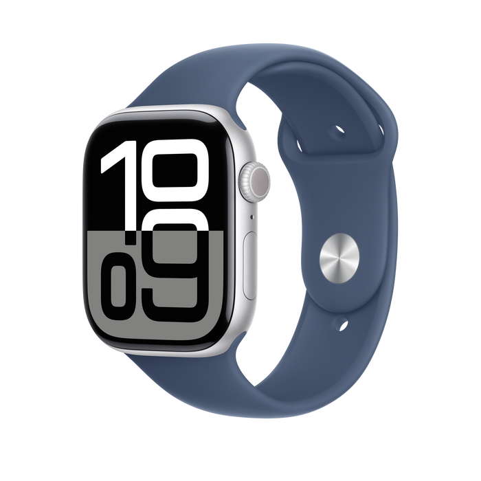 Bracelete desportiva azul denim de 46 mm - M/L